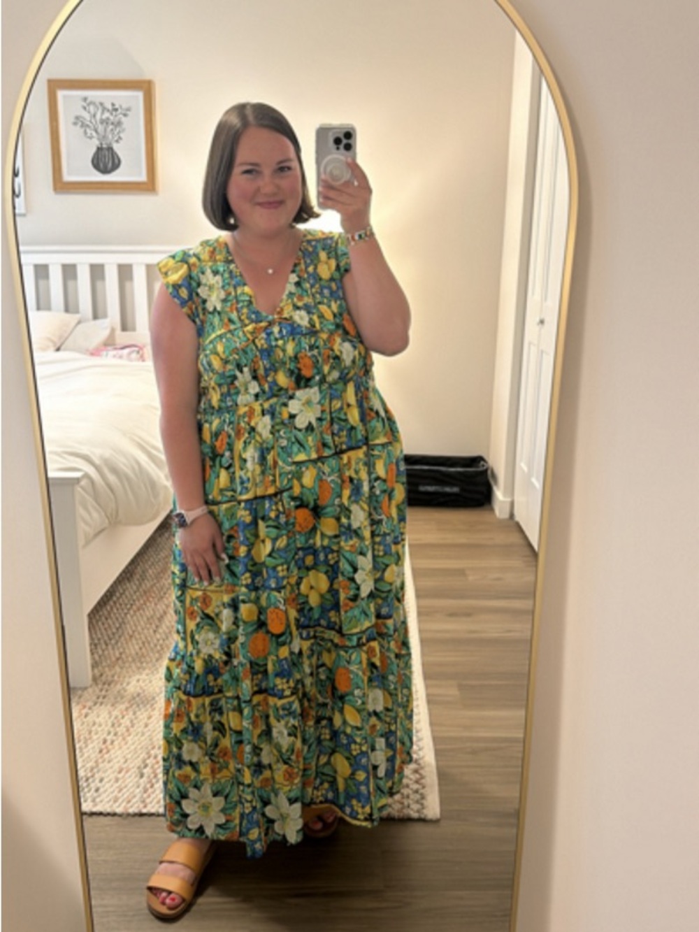Anthropologie Peregrine Flutter Sleeve Maxi Dress - Picture 5 of 11